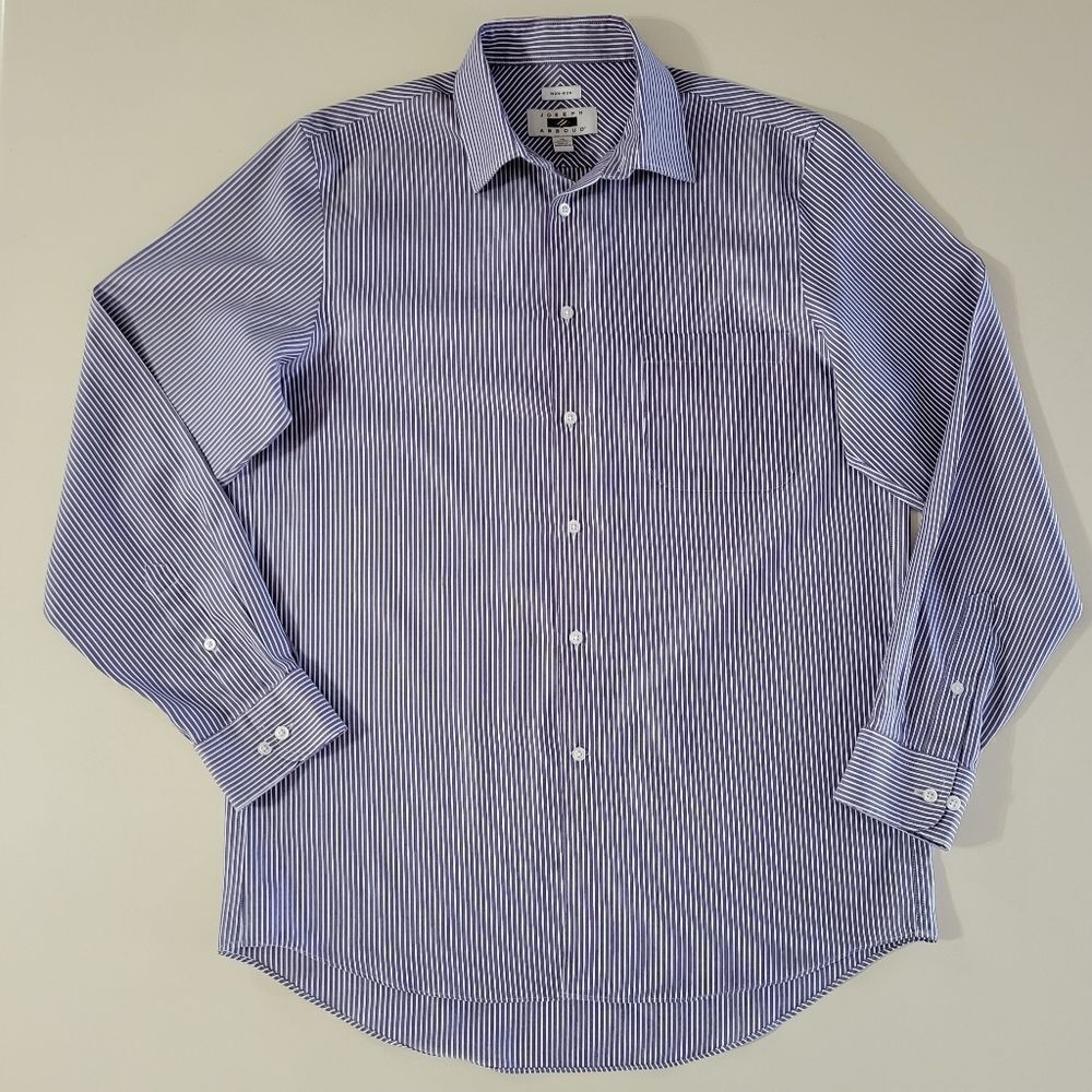 Joseph Abboud Modern Fit Spread Collar Dress Shirt, Purple Micro Stripe